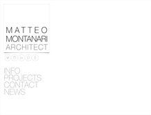 Tablet Screenshot of matteomontanari.com